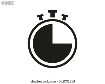 clock, time, icon, vector illustration eps10