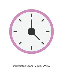 Clock time icon, clock, watch, time, time and date, idle, miscellaneous, furniture and household