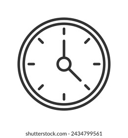 Clock time icon, clock, watch, time, time and date, idle, miscellaneous, furniture and household