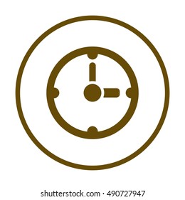 Clock time  icon,vector.