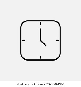 Clock, time line icon design concept