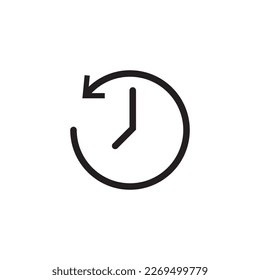 
Logo de iconos de reloj o bucle de tiempo