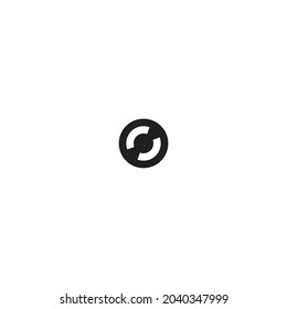 símbolo de tiempo de reloj logotipo simple