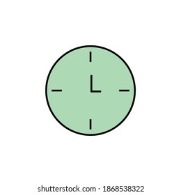 clock, time, target icon. Signs and symbols can be used for web, logo, mobile app, UI, UX