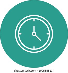 Clock, time, timing icon vector image. Can also be used for customer support and UI. Suitable for use on web apps, mobile apps and print media.