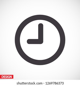 clock, time vector icon
