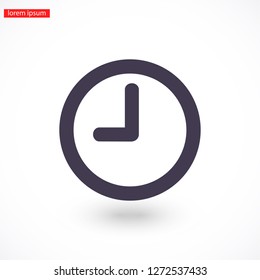 clock, time vector icon