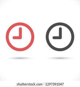 clock, time vector icon