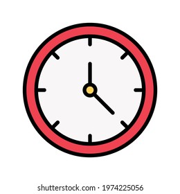 Clock, time, watch icon vector image. Can also be used for customer support. Suitable for use on web apps, mobile apps and print media.