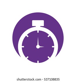 clock time watch timer symbol vector illustration eps 10