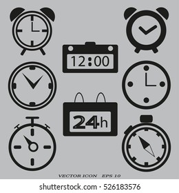 clock, time. Web icons