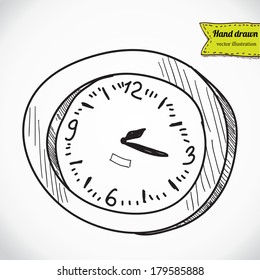 clock timer alarm , vector illustration