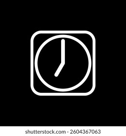Clock Timer Icon Vector Template