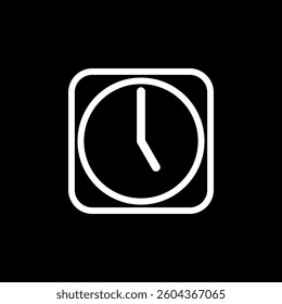 Clock Timer Icon Vector Template