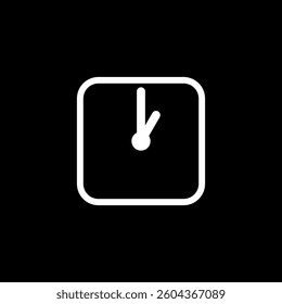 Clock Timer Icon Vector Template