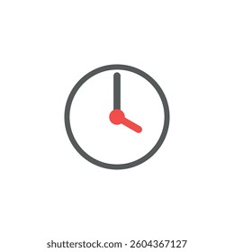 Clock Timer Icon Vector Template