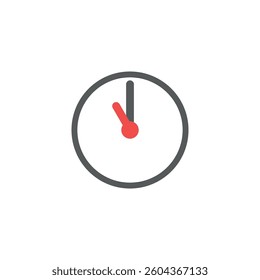 Clock Timer Icon Vector Template