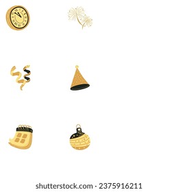 clock timer illustration isolated style