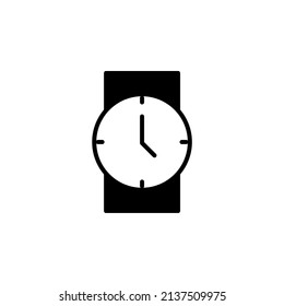 Clock, Timer, Time Solid Line Icon Vector Illustration Logo Template. Suitable For Many Purposes.