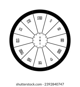 Clock Timer Vector design element.