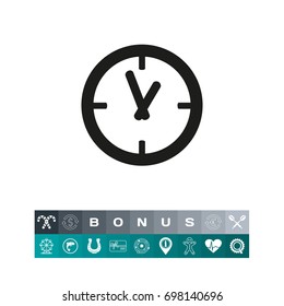 Clock and timing icon
