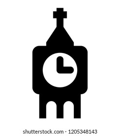 
A clock tower is in london to watch time 
