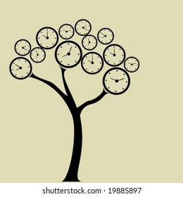 Clock tree. For clock flowers see my portfolio