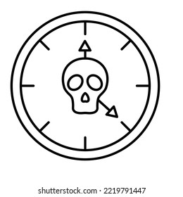 Clock Trendy Color Vector Icon which can easily modify or edit

