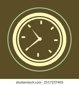 Icono de moda del reloj majestuoso abstracto Ilustración vectorial colorida obra de arte precioso design.eps