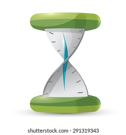 Clock Twist Time Symbol Icon Vector