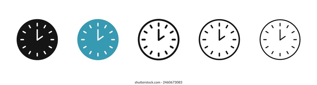 Zwei Icon-Suiten durchlaufen. Symbol für die Anzeige 2 Uhr morgens oder PM, perfekt für UI-Designs.