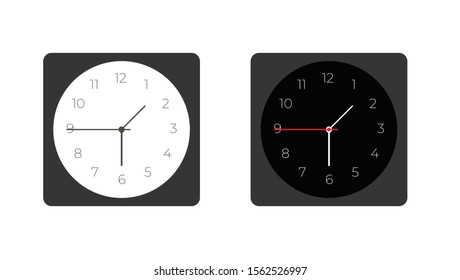 Clock vector app, icon vector