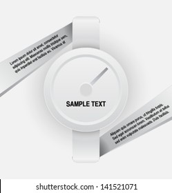 Clock vector background