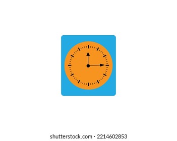 Clock vector design and art.