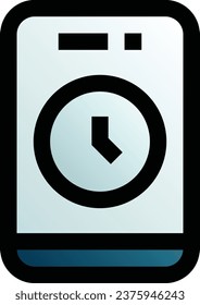 uhr-Vektordesign-Symbol zum Download. EPS