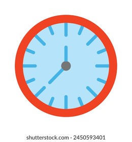 Clock Vector Flat Icon Design Vector Flat Icon Design