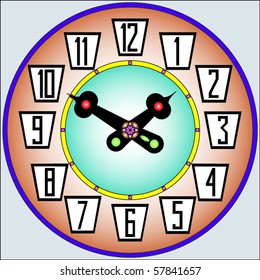 clock vector graphic