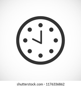 clock vector icon 10 eps