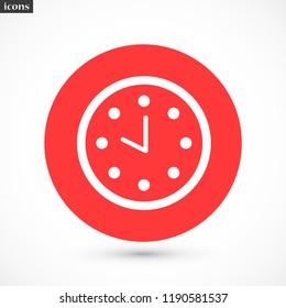 clock vector icon 10 eps