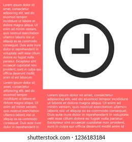 clock vector icon 10 eps