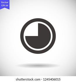 clock vector icon 10 eps