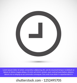 clock vector icon 10 eps