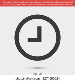 clock vector icon 10 eps