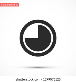 clock vector icon 10 eps