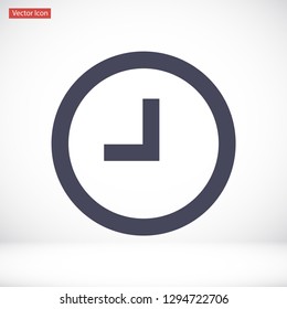 clock vector icon 10 eps