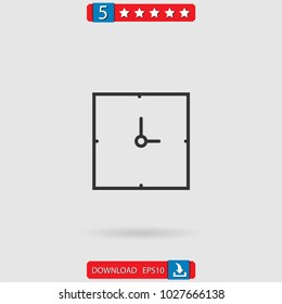 clock vector icon