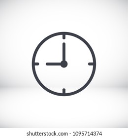 Clock Vector icon