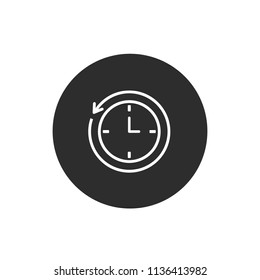 Clock vector icon