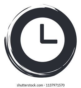 Clock vector icon