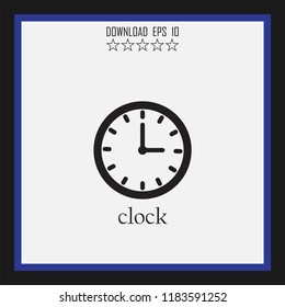 clock vector icon